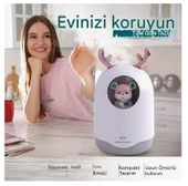 Sevimli Ayıcıklı Işıklı Hava Nemlendirici Buhardanlık Buhar Makinası Difizör 300 Ml  BEYAZ - 4