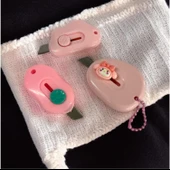SRTfootcare 3 Ü BİR ARADA PEMBE Taşınabilir Sevimli Falçata - Maket Bıçağı - 1