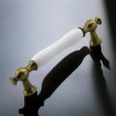 Aruh Porselen Antik Sarı Kulp 128 mm Mobilya Çekmece Mutfak Dolabı Dolap Kapak Kulplar Kulb Kulpu thumbnail 10