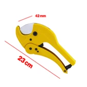 Boru Kesme Makası Büyük 42 mm Otomatik Bahçe Hortum Kesici Makası Su Tesisatı PPRC PVC Plastik - 2