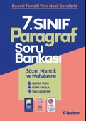 TUDEM YAYINLARI 7.SINIF PARAGRAF SÖZEL MANTIK MUHAKEME SORU BANKASI - 1