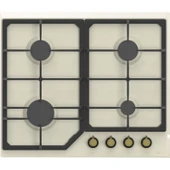 GL General GLO 024SARK Rustik 60 cm Krem Emaya Ankastre Ocak - 1