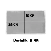 Epoksi Silikon Kalıp YERLİ Dikdörtgen Nişan ve Söz Tepsi Kalıbı 15X25 CM - 2