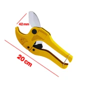 Su Tesisatı PPRC PVC Plastik Boru Kesme 42 mm Otomatik Bahçe Hortum Kesici Makası - 2