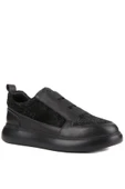 Shoetyle - Siyah Deri Bağcıksız Erkek Ayakkabı 610-190-17 - 3