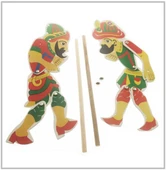 Bozkırlı Hacivat Karagöz Kukla Seti - 2 adet - 1