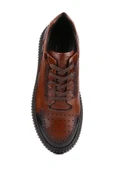 Shoetyle - Taba Deri Bağcıklı Erkek Ayakkabı 610-190-16 - 9