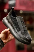 Shoetyle - Siyah Deri Bağcıksız Erkek Ayakkabı 610-190-17 - 1