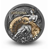 AgaKulche Fortuna Kader Tanrısı Gümüş Sikke Coin - 1