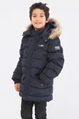 Natürel Kürklü Erkek Çocuk Şişme Mont 51246 - 10