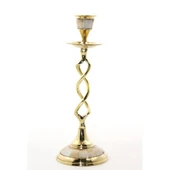 Tekli Pirinç Sedefli Şamdan Model 2 - 1