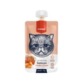 PIWP-037 6927749871538-Wanpy Taze,Somonlu&Tavuklu 1 adet Kedi Et Ezmesi 90 gr - 1