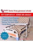 ROYALSAN SAĞLIK 2 Motorlu Hasta Karyolası-hasta Yatağı-havalı Yatağı-yemek Masası 4 Lü Set - 1