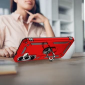 Galaxy S25 Kılıf Vega Yüzüklü Standlı Zırh Kılıf thumbnail 6