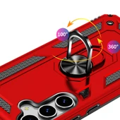 Galaxy S25 Kılıf Vega Yüzüklü Standlı Zırh Kılıf thumbnail 9