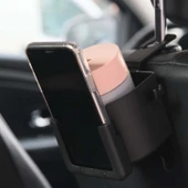 Mega Oto Market Askılıklı Koltuk Arkası Plastik Bardak Çanta Telefon Tablet Tutucu - 1