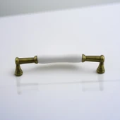Anav Porselen Antik Sarı Kulp 160 mm Mobilya Çekmece Mutfak Dolabı Dolap Kapak Kulplar Kulb Kulpu thumbnail 6