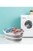 Flora 25 litre Katlanır Sepet, Akordiyon Katlanır Çamaşır Selesi Oyuncak Kutusu Organizer 25lt thumbnail 3