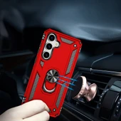 Galaxy S25 Kılıf Vega Yüzüklü Standlı Zırh Kılıf thumbnail 7