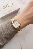 Thena Gold Kare Kadın Kol Saati - 1