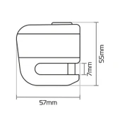 Oxford Motosiklet Micro XA5 Alarmli Disk Kilidi LK214 - 4