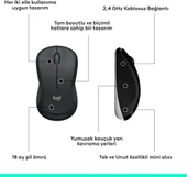 Logitech MK540 920-008687 Kablosuz Klavye Mouse Seti - Teşhir thumbnail 2
