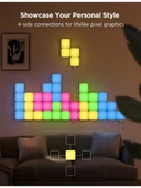 Govee Mini Panel Gaming Duvar Aydınlatması 10 Parçalı - 4