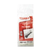 Zimak 3.6x200 mm Plastik Kelepçe Cırt Kelepçe Beyaz ZMK-1601 - 1
