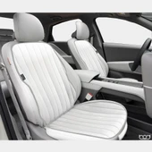 Bod Vodina Serisi Tay Tüyü Cepli Oto Koltuk Minder Seti Koltuk Koruma Kılıfı Ön Arka Set Gri - 2