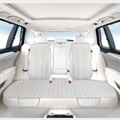 Bod Vodina Serisi Tay Tüyü Cepli Oto Koltuk Minder Seti Koltuk Koruma Kılıfı Ön Arka Set Gri - 3