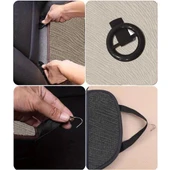 Bod Vodina Serisi Tay Tüyü Cepli Oto Koltuk Minder Seti Koltuk Koruma Kılıfı Ön Arka Set Füme - 5