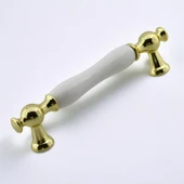 Aruh Porselen Gold Altın Kulp 128 mm Mobilya Çekmece Mutfak Dolabı Dolap Kapak Kulplar Kulb Kulpu thumbnail 4