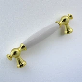 Arnas Porselen Gold Altın Kulp 96 mm Mobilya Çekmece Mutfak Dolabı Dolap Kapak Kulplar Kulb Kulpu thumbnail 4