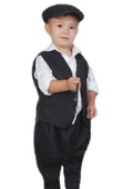 Şalvarlı Sekiz Köşe Kasketli Yöresel Bebek Kostümü - 3