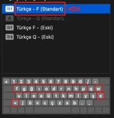 MacBook Türkçe F Klavye Koruyucu Yeni Düzen Air 13.6–15.3 Pro 14.2–16.2 Silikon thumbnail 4