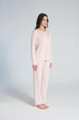Gd Goldoremi 1703 Kadın Patlı Uzun Kollu Pijama Takım - 3