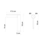 FONTANA LAVABO BATARYASI (MAT SİYAH) FJ-6015 - 3