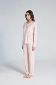Gd Goldoremi 1703 Kadın Patlı Uzun Kollu Pijama Takım - 6