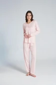 Gd Goldoremi 1703 Kadın Patlı Uzun Kollu Pijama Takım - 5