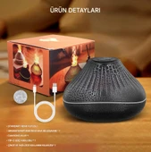 QASUL Süper Oda Kokusu Sessiz 7 Renkli Aromaterapi Kokulu Buharlaştırıcı Ev Ofis Otomatik Kapanma - 5