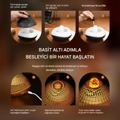 QASUL Süper Oda Kokusu Sessiz 7 Renkli Aromaterapi Kokulu Buharlaştırıcı Ev Ofis Otomatik Kapanma - 4