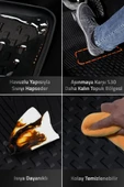 Sahler Opel Grandland 2017-2024 Uyumlu 4.5D Premium Havuzlu Oto Paspas ve Liner Marka 3D ALT Bagaj Havuzu - Grandland - 8
