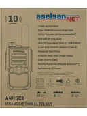 ASELSAN A446C1 Tekli 16 Kanal 10KM Lisanssız Pmr El Telsizi (TEKLİ PAKET) thumbnail 2