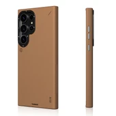 Galaxy S24 Ultra Kılıf M-safe Şarj Özellikli Basit Mat Deri Desenli Youngkit Tech Fashion Serisi Kapak thumbnail 5