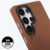 Galaxy S25 Ultra Kılıf M-safe Şarj Özellikli Basit Mat Deri Desenli Youngkit Tech Fashion Serisi Kapak - 8