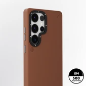 Galaxy S25 Ultra Kılıf M-safe Şarj Özellikli Basit Mat Deri Desenli Youngkit Tech Fashion Serisi Kapak - 7