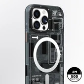 Apple iPhone 16 Pro Max Kılıf M-safe Şarj Özellikli Kamera Denetim Butonlu Youngkit Technology Serisi Kapak thumbnail 7