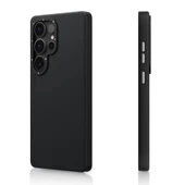Galaxy S25 Ultra Kılıf M-safe Şarj Özellikli Basit Mat Deri Desenli Youngkit Tech Fashion Serisi Kapak - 2