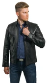 Hakiki Deri Mont Siyah Erkek Ceketi Metin2 - 7