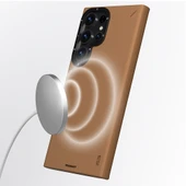 Galaxy S24 Ultra Kılıf M-safe Şarj Özellikli Basit Mat Deri Desenli Youngkit Tech Fashion Serisi Kapak thumbnail 8